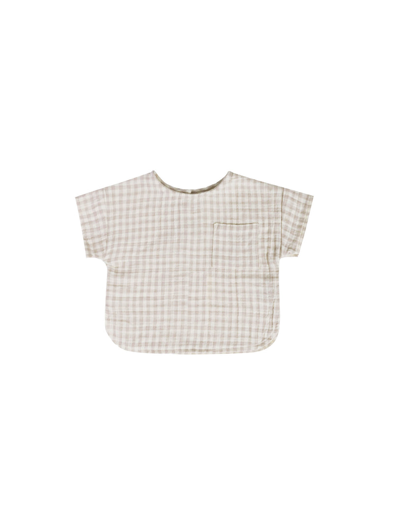 Woven Boxy Top