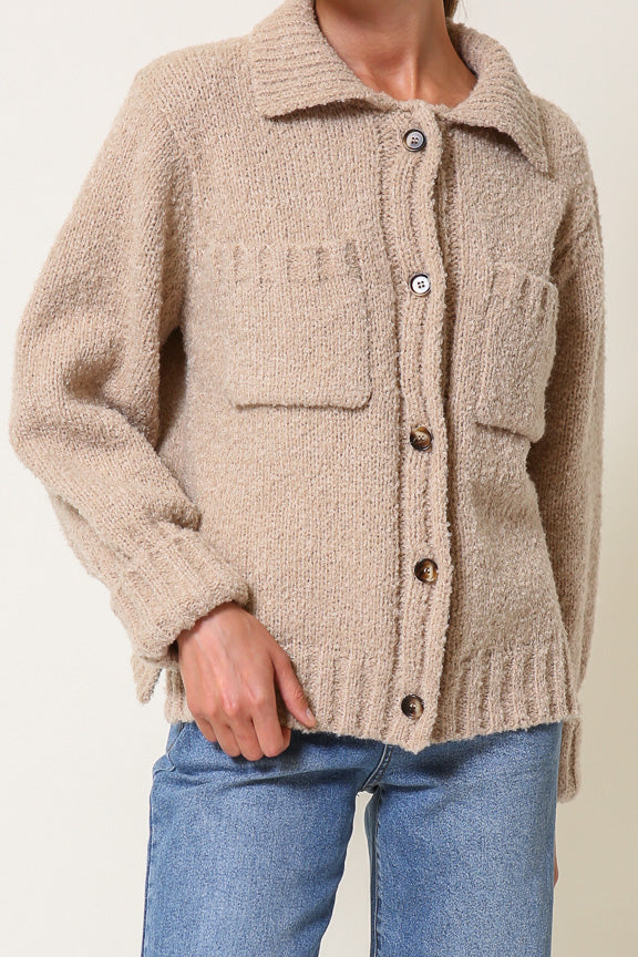 Lisa Button-Up Sweater