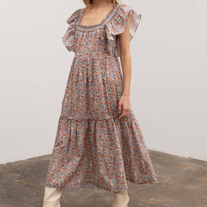 Shayla Flutter Dress